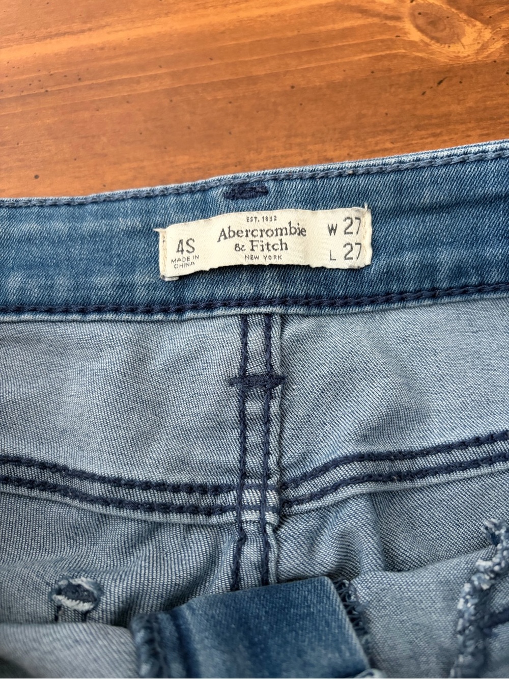 Abercrombie & Fitch Light Blue Denim Jeggings